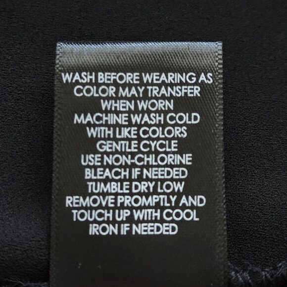 NWT Torrid Women's Georgette Dolman Black Flutter Short Sleeve Top Plus 5X 28 - Picture 8 of 10